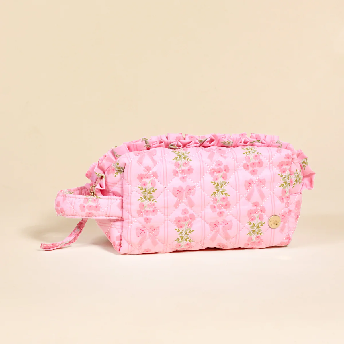 Essentials Quilted Cosmetic Pouch - Oh So Fancy Pink