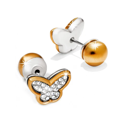 [Brighton] Massandra Reversible Butterfly Post Earrings