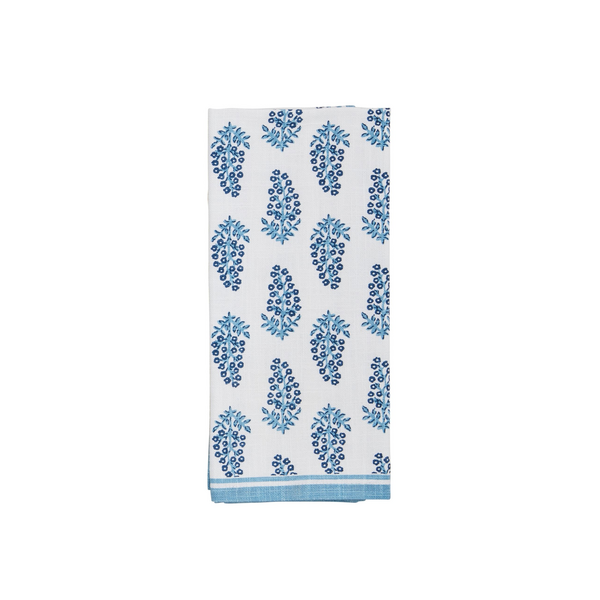 Blooms Blue Floral Towel