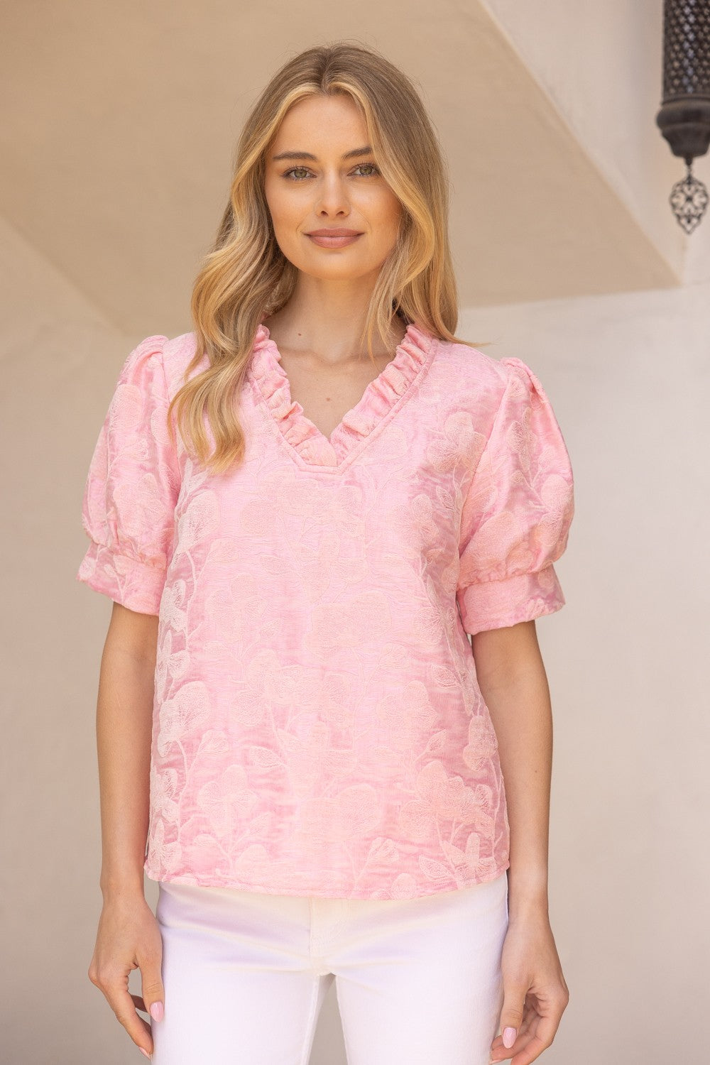 Pink Veil Blouse