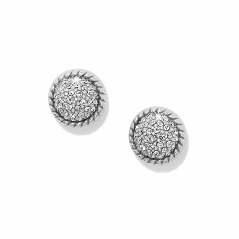 [Brighton] Illumina Celeste Dome Post Earrings - Silver