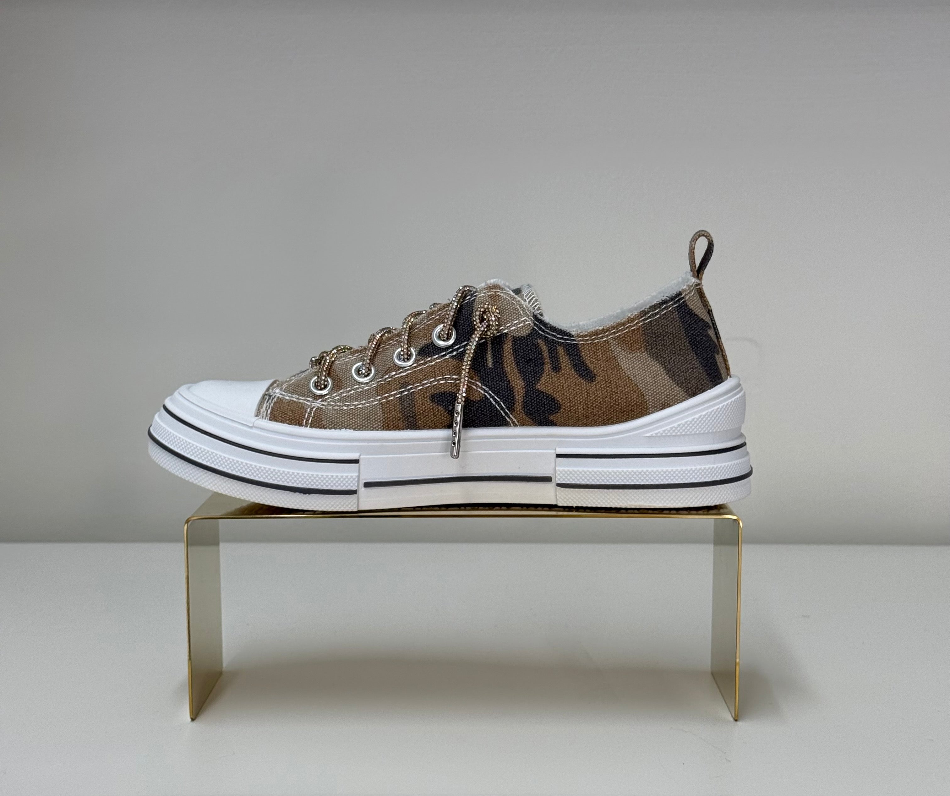 Aman Camo Sneaker - Sand
