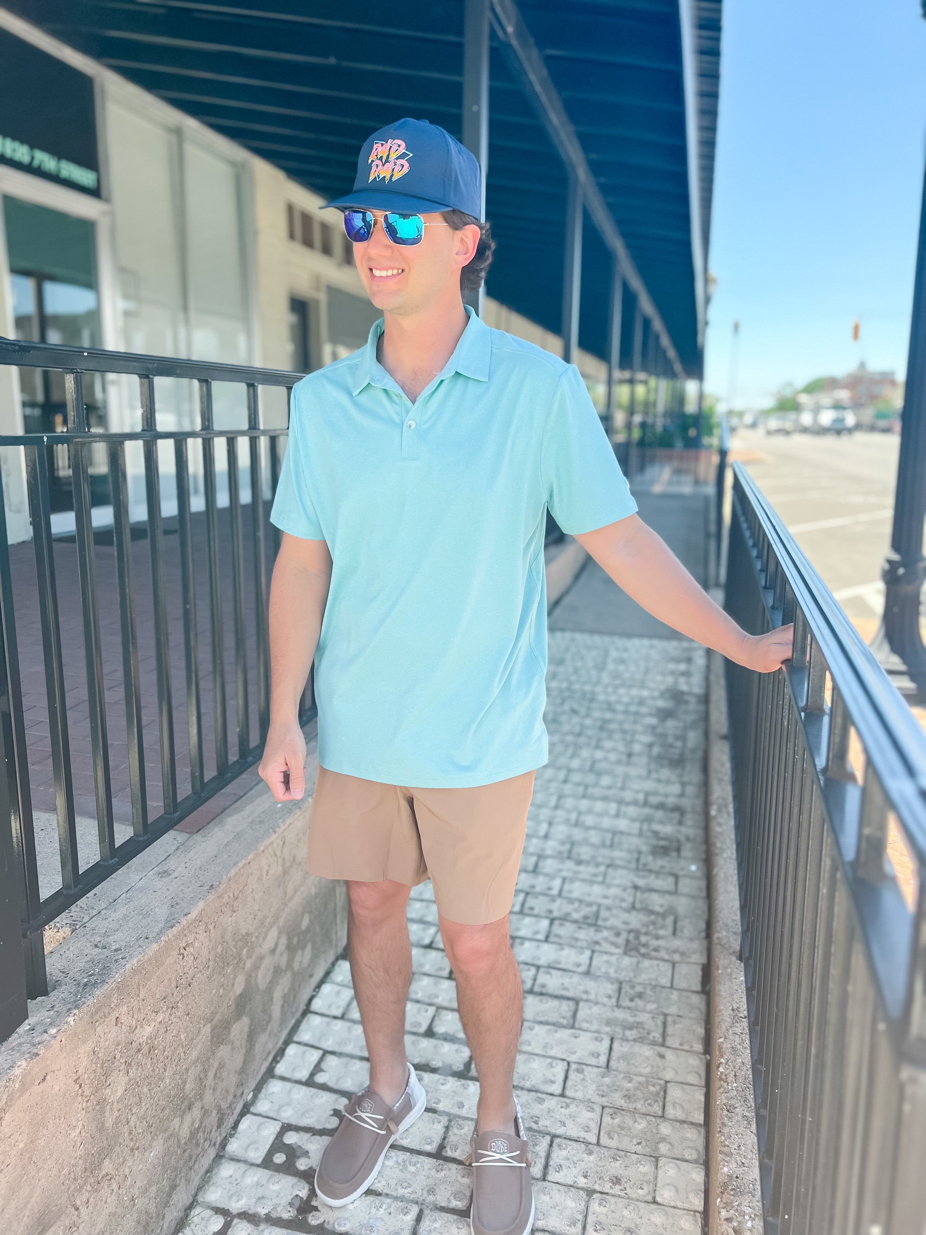 Chalky Mint Performance Polo