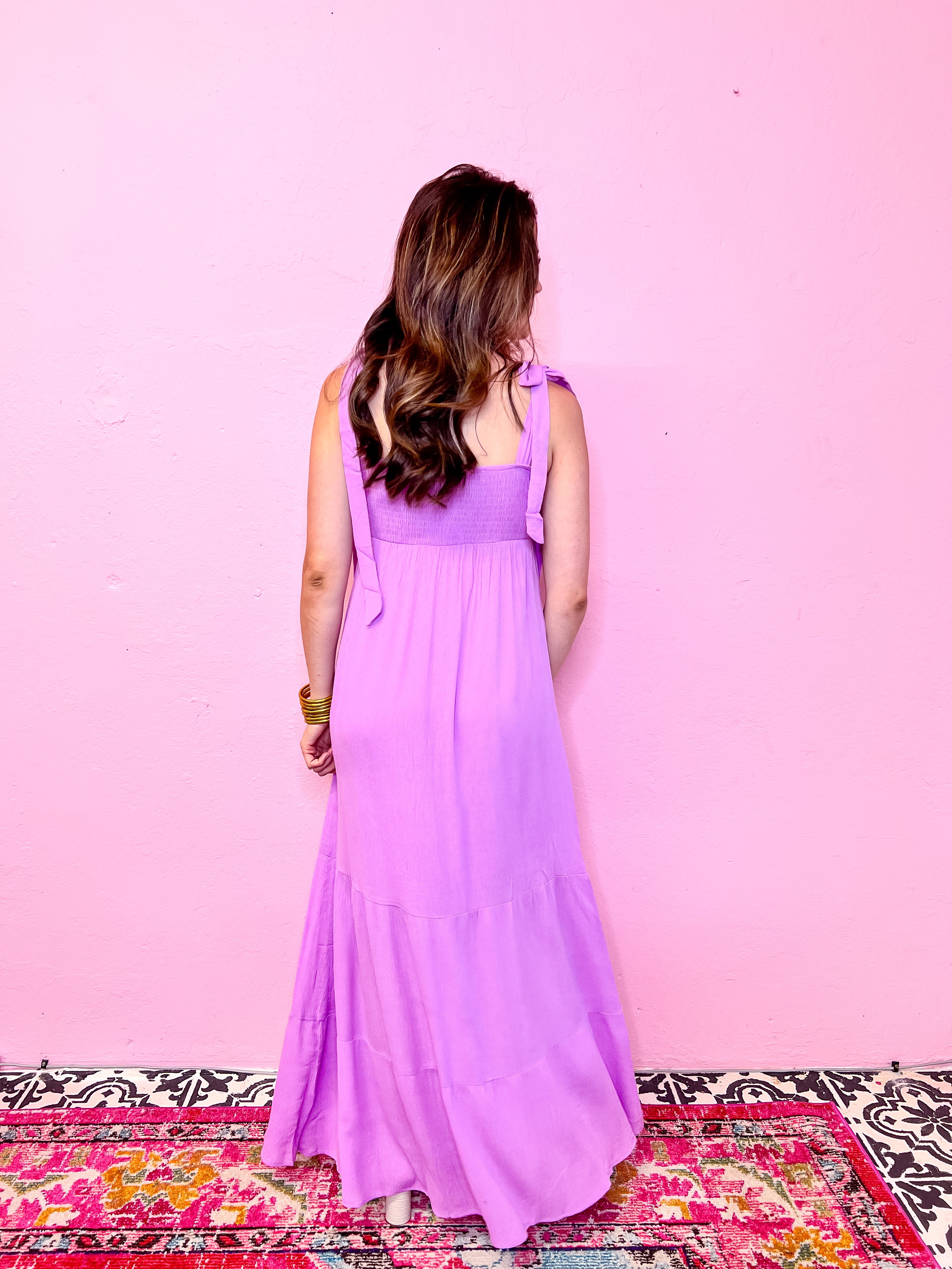 Lovely In Lavender Maxi Dress