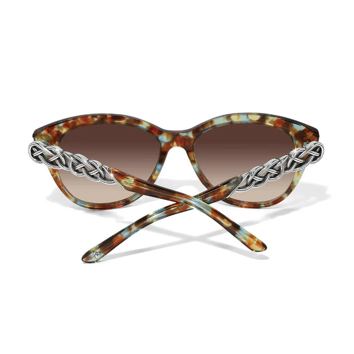 [Brighton] Interlok Braid Blue Havana Sunglasses
