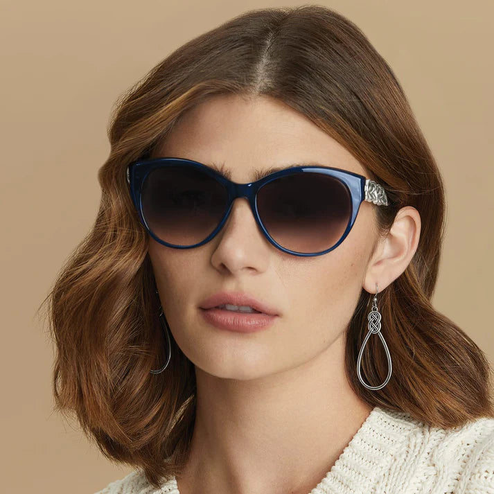 [Brighton] Interlok Braid Blue Sunglasses