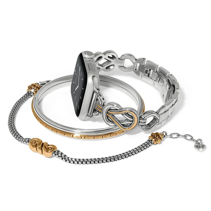[Brighton] Interlok Harmony Two Tone Watch Band