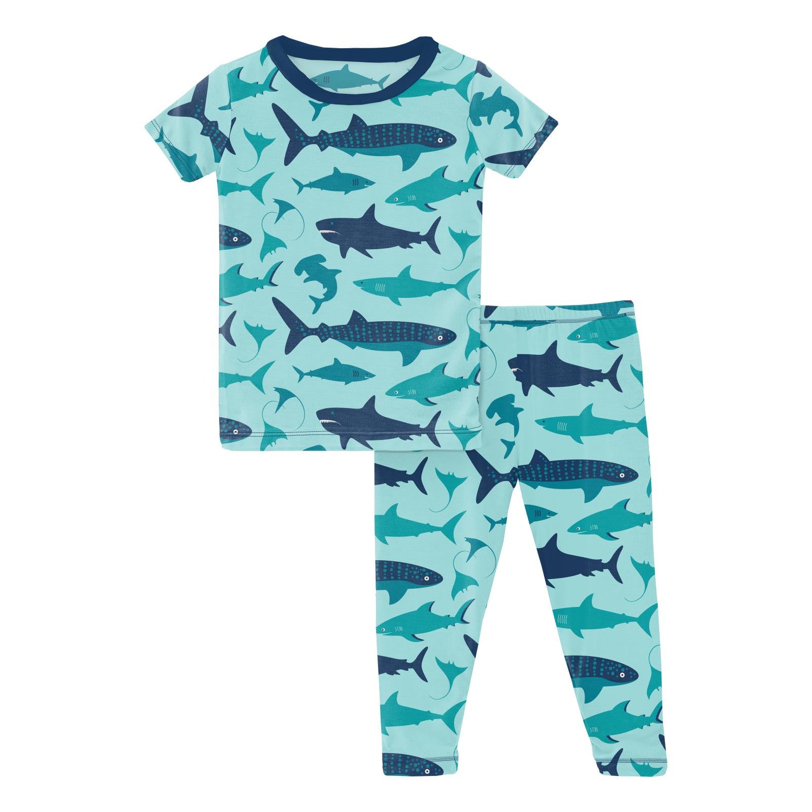 Summer Sky Shark Pajama Set