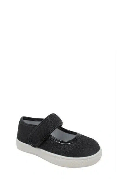 Lil Dandi Mandy Jane Flat- Black Glitter