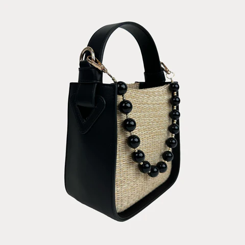 Carly Raffia Crossbody