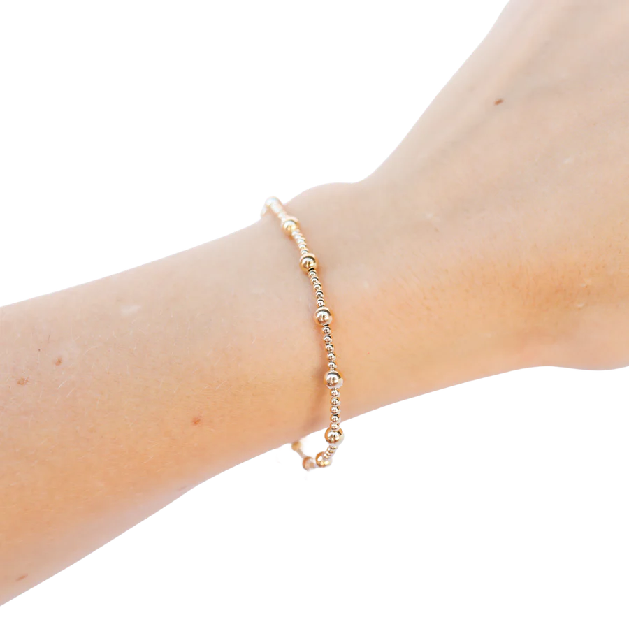 [Beaded Blondes] June Standard Bracelet - Gold