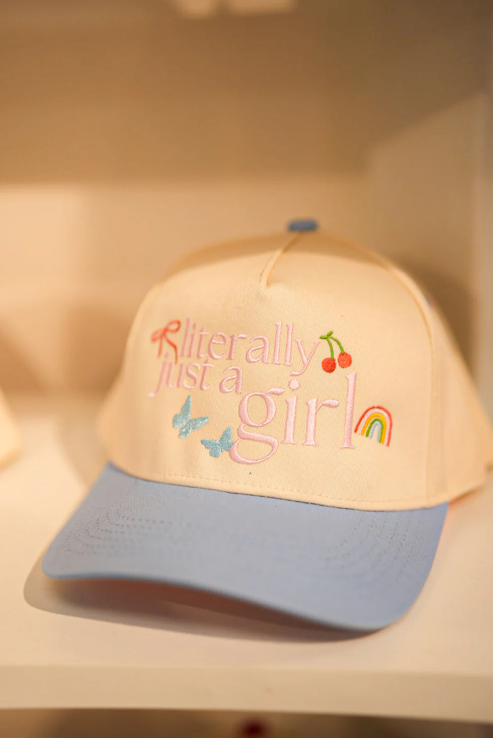 Literally Just A Girl Canvas Cap
