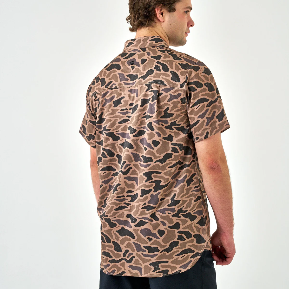 [Burlebo] Performance Button Up-Gauge Camo