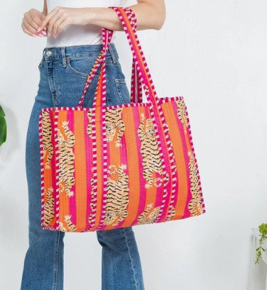 Tiger Reversible Tote Bag