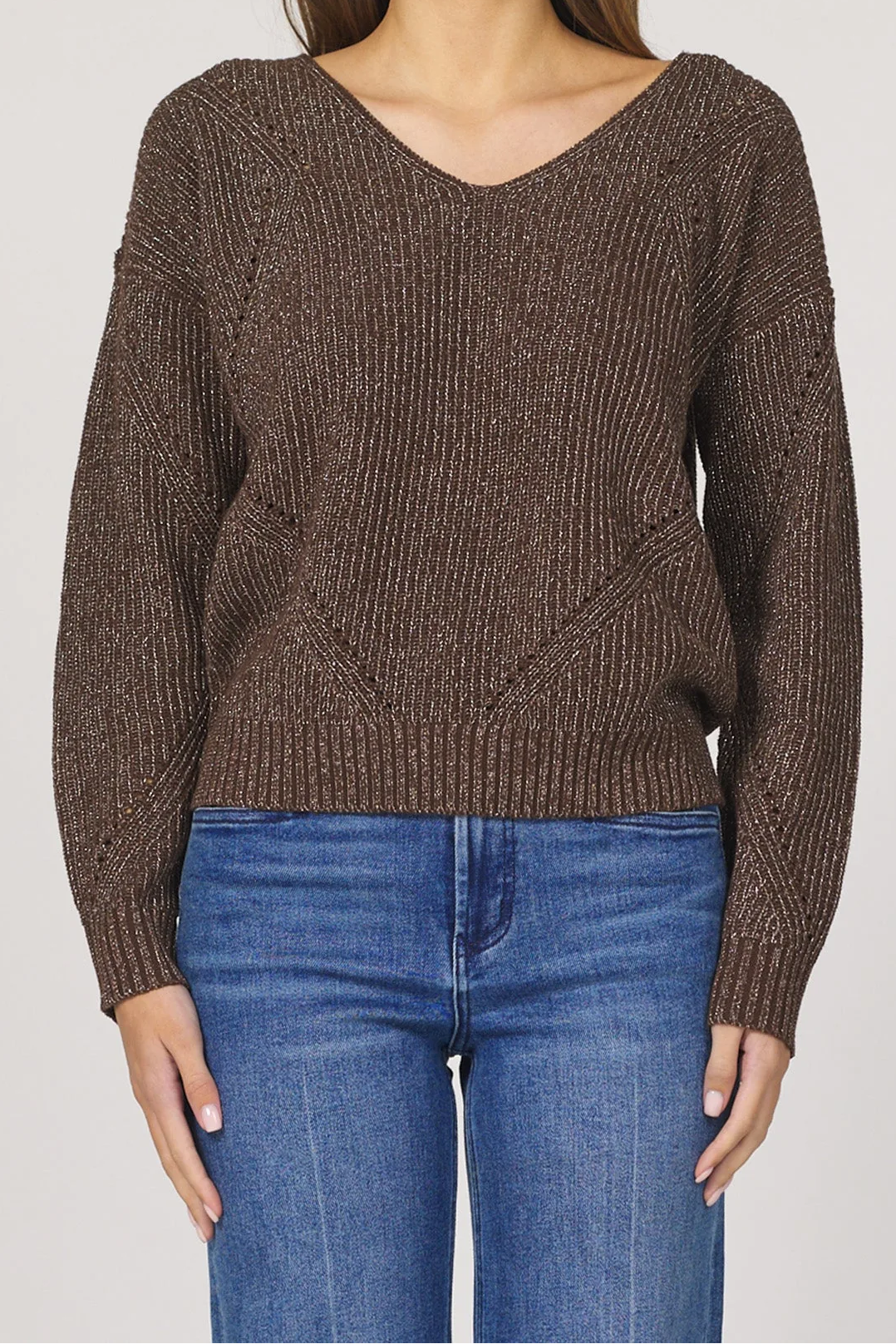 [Dear John] Camilla Sweater Lurex- Cappuccino