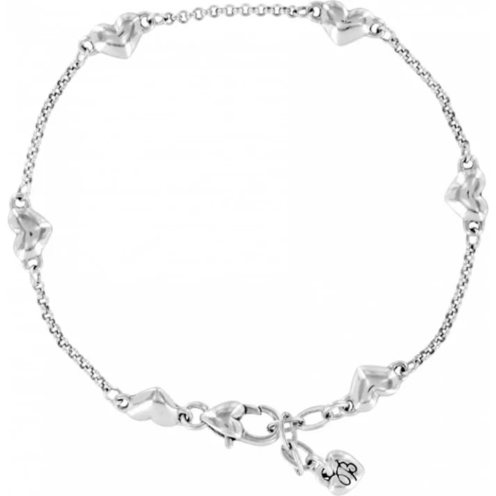 [Brighton] Kiss & Tell Anklet-Silver