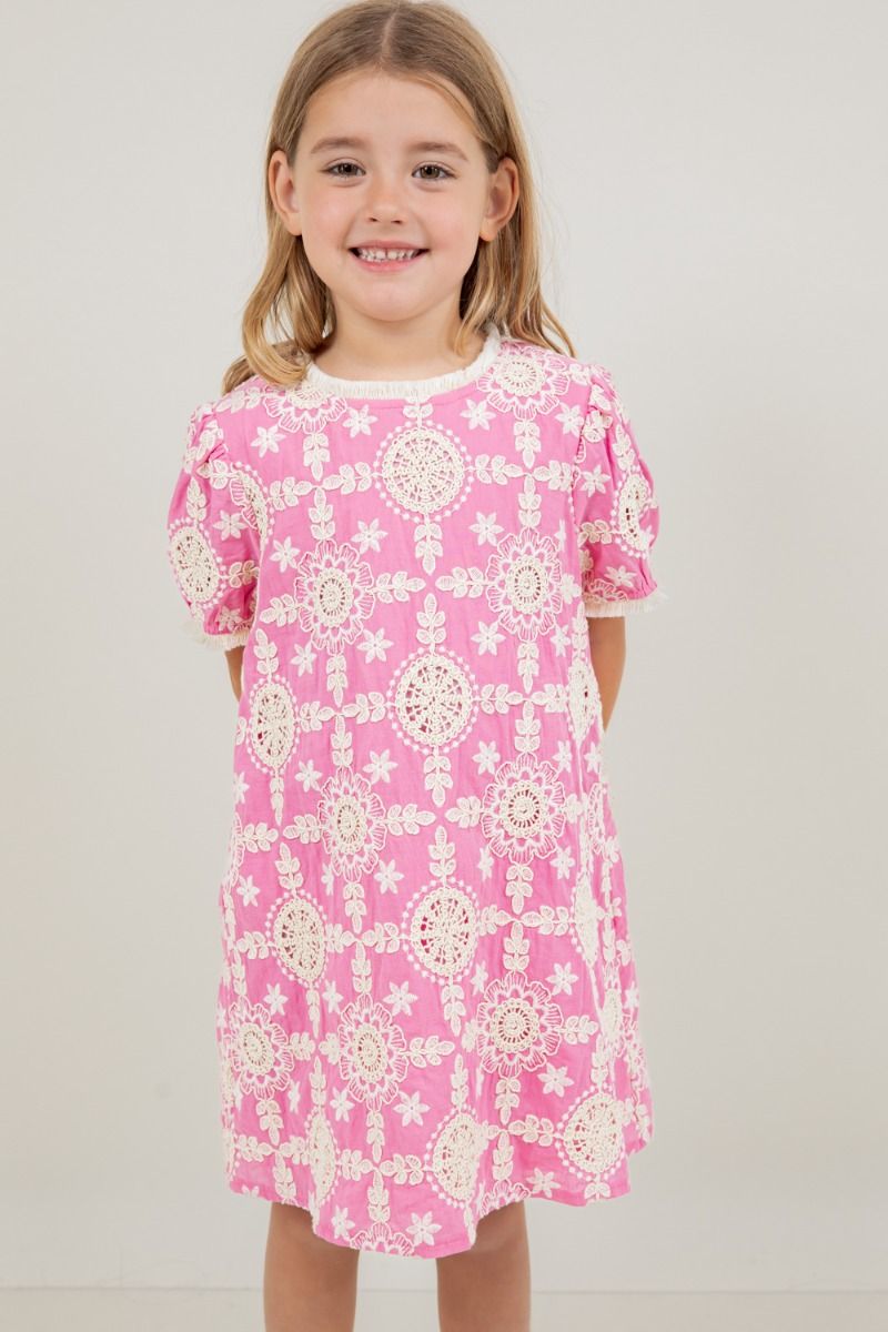 Sweet Lily-Youth Dress- Pink