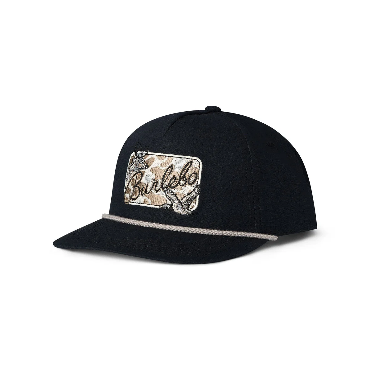 [Burlebo] Cap Camo Patch- Black