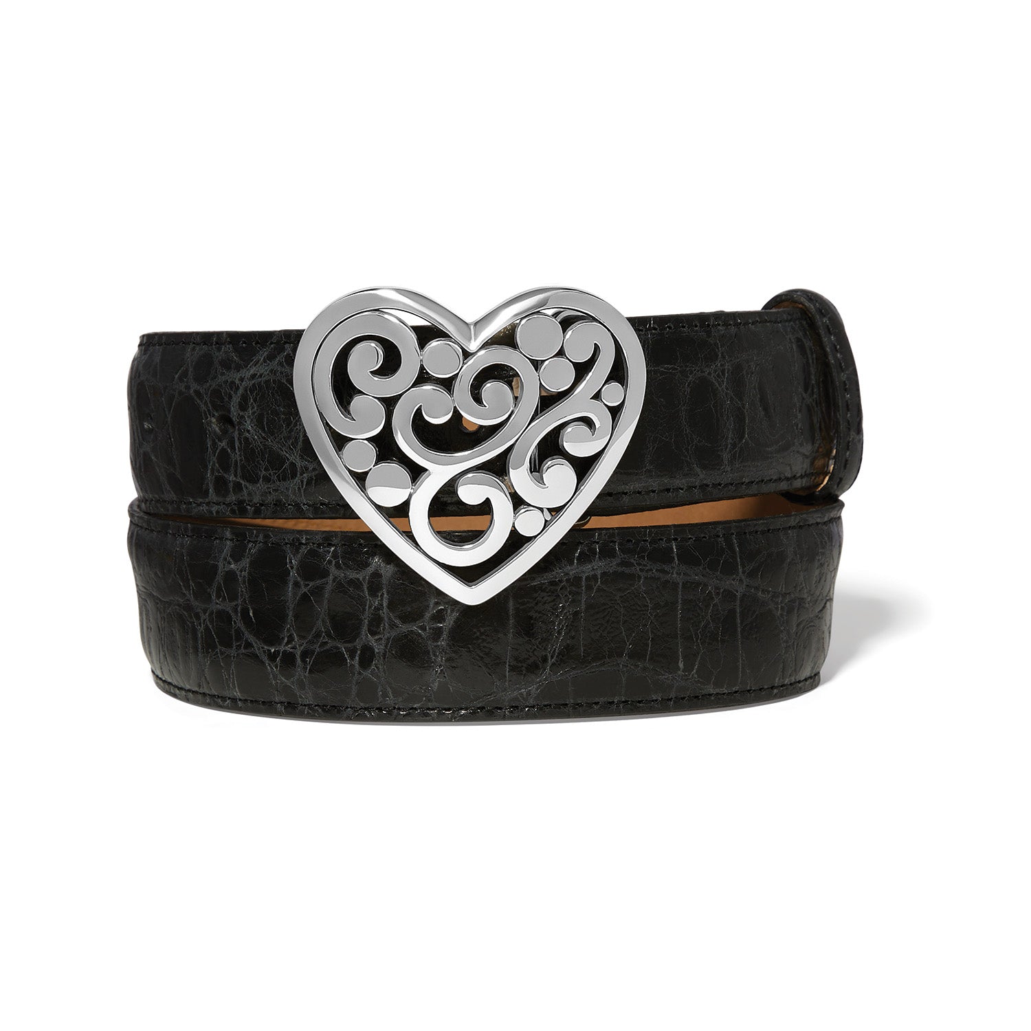 [Brighton] Contempo Heart Belt-Black