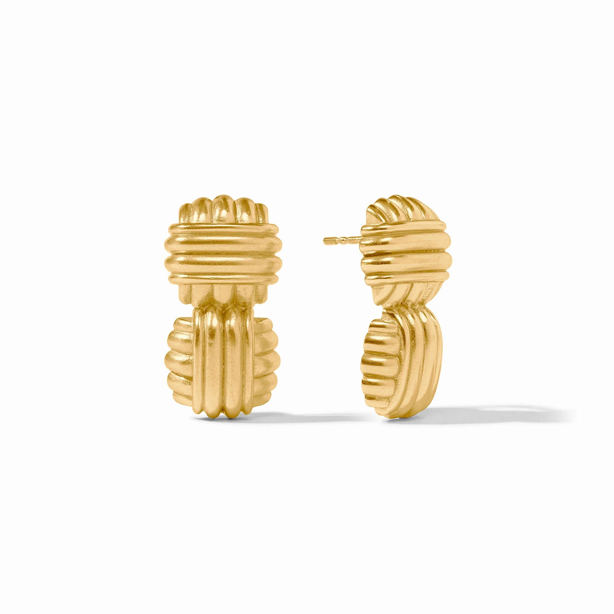 [Julie Vos] Portofino Midi Earrings- Gold