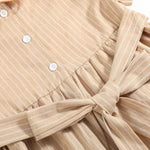 Pumpkin Smocked Collared Dress