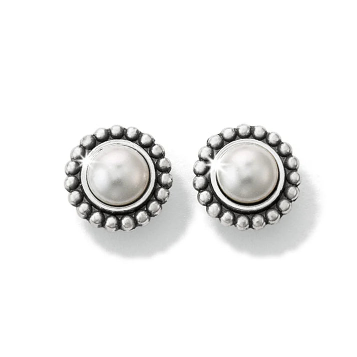 {Brighton} Luster Silver/Pearl Mini Post