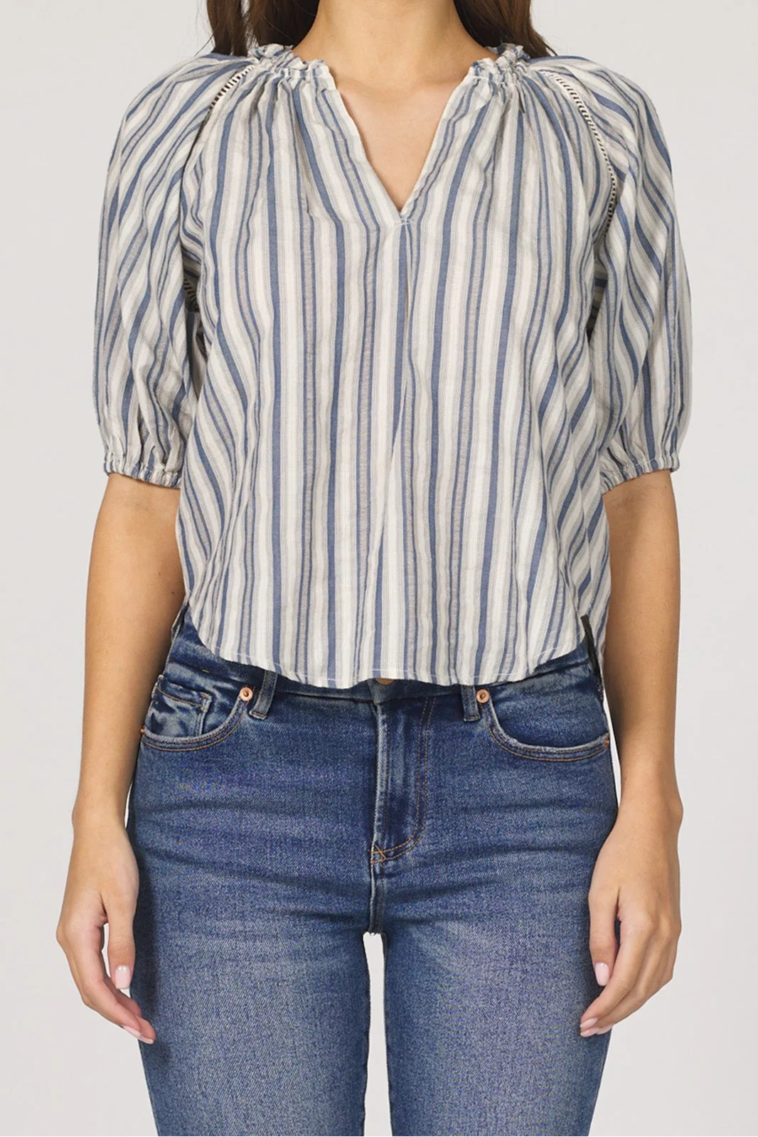 [Dear John] Costa Novelty Top - Dark Blue Stripe
