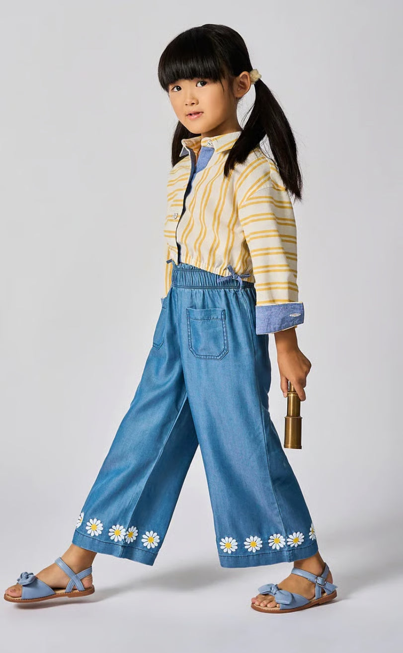 Backyard Button-Up - Sunny Stripe