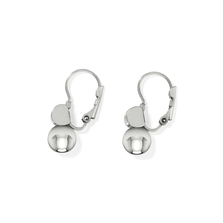 [Brighton] Meridian Petite Leverback Earrings-Silver