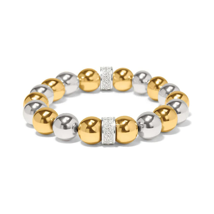 [Brighton] Meridian Stretch Bracelet - Silver/Gold