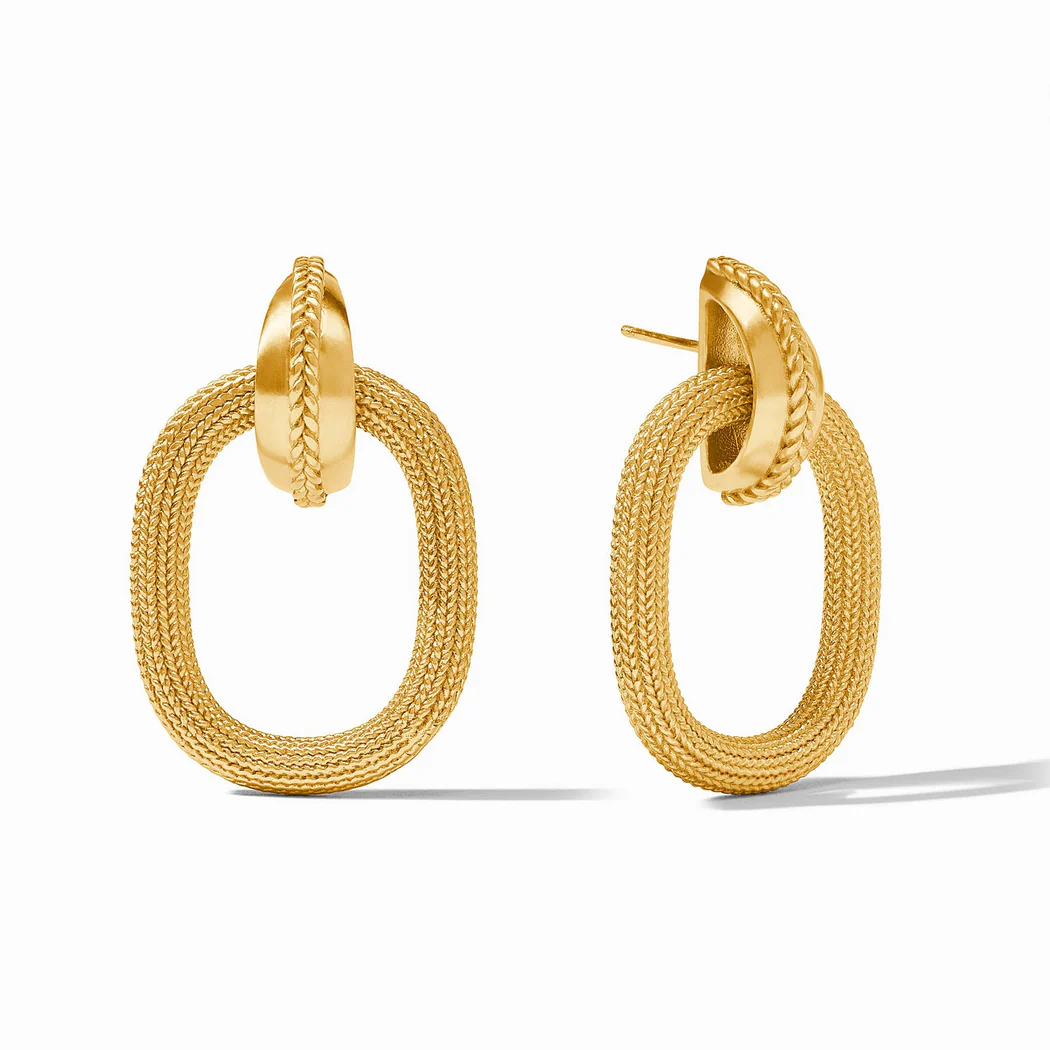 [Julie Vos] Cheval Doorknocker Earring-Gold