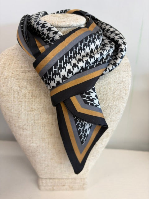 Houndstooth 3-1/2 " Tie Scarf