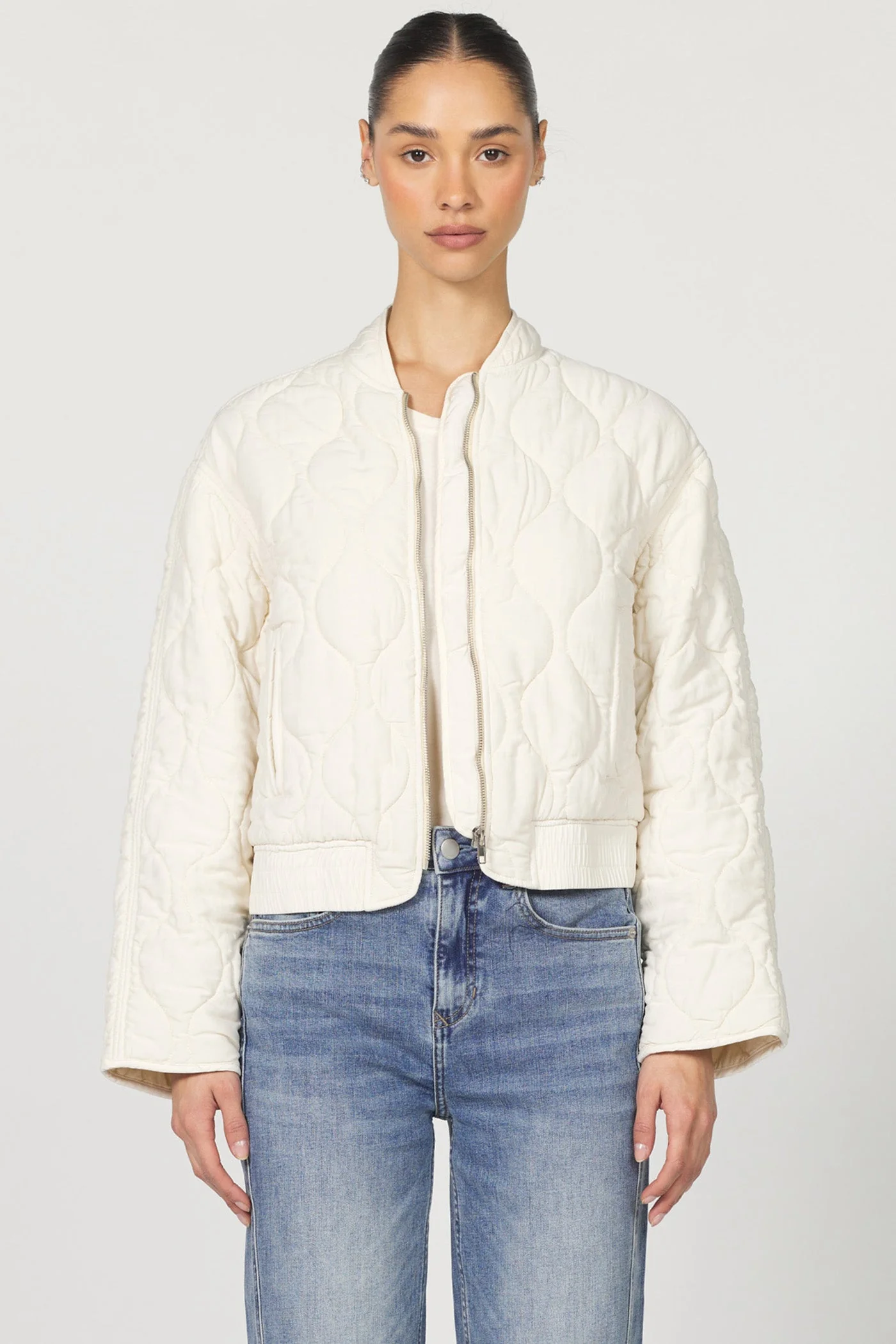 [Dear John] Maverick Jacket-Whitecap Gray