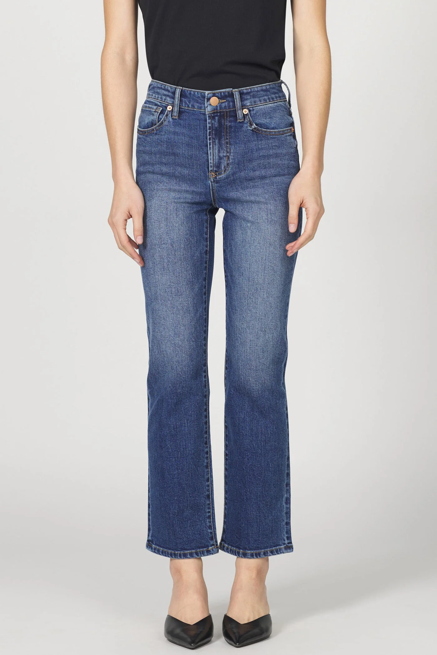 [Dear John] Anika Straight Leg Jean- Midtown