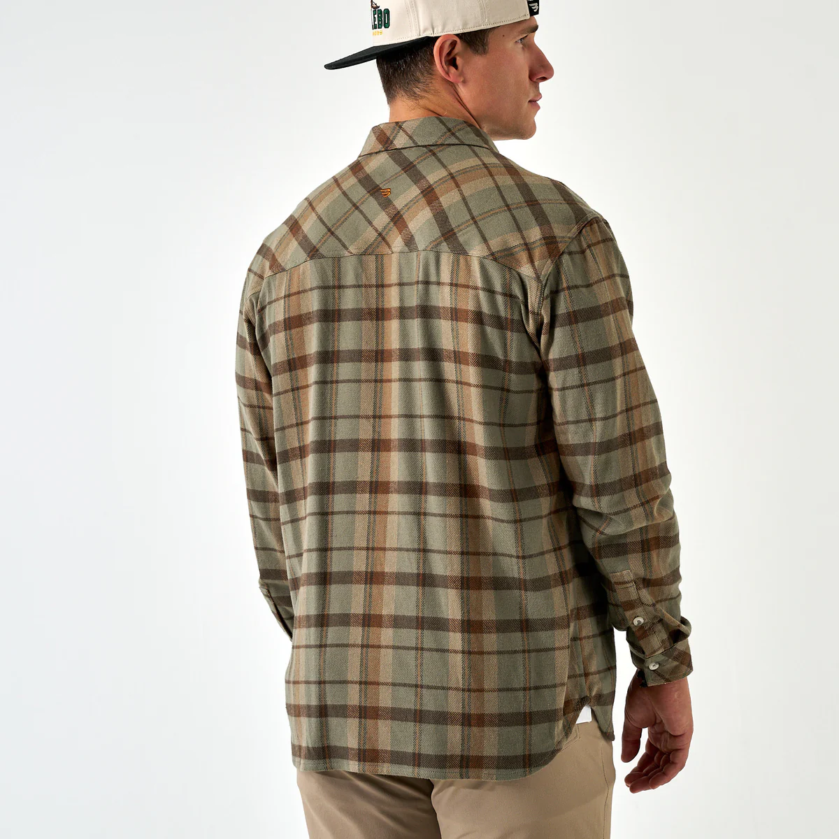 [Burlebo] Flannel Shirt- Timber Brown