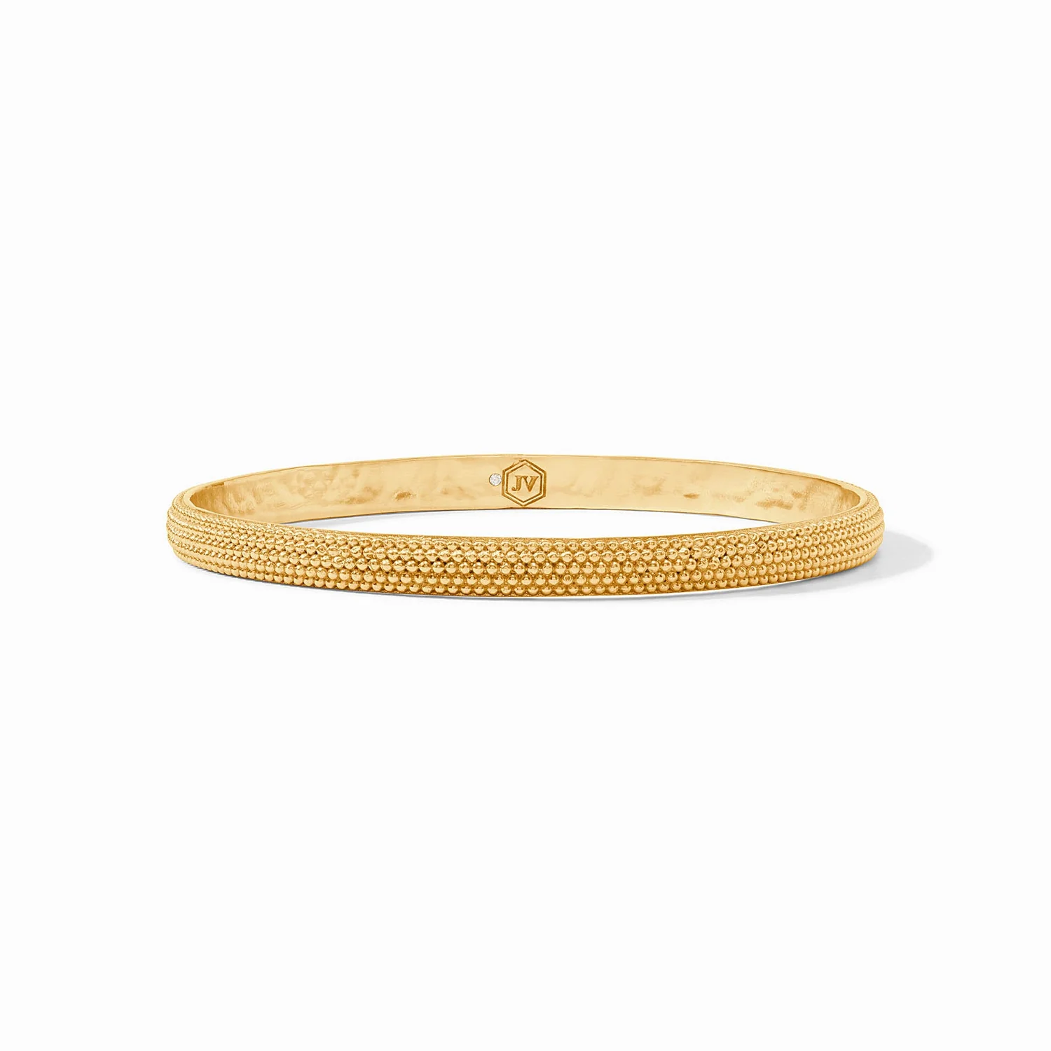 [Julie Vos] Beaded Eternity Bangle-Gold