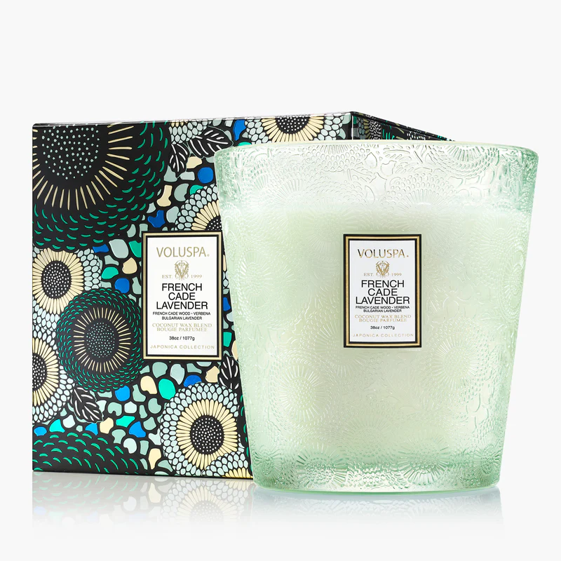French Cade Lavender 3 Wick Hearth Candle - 38 oz