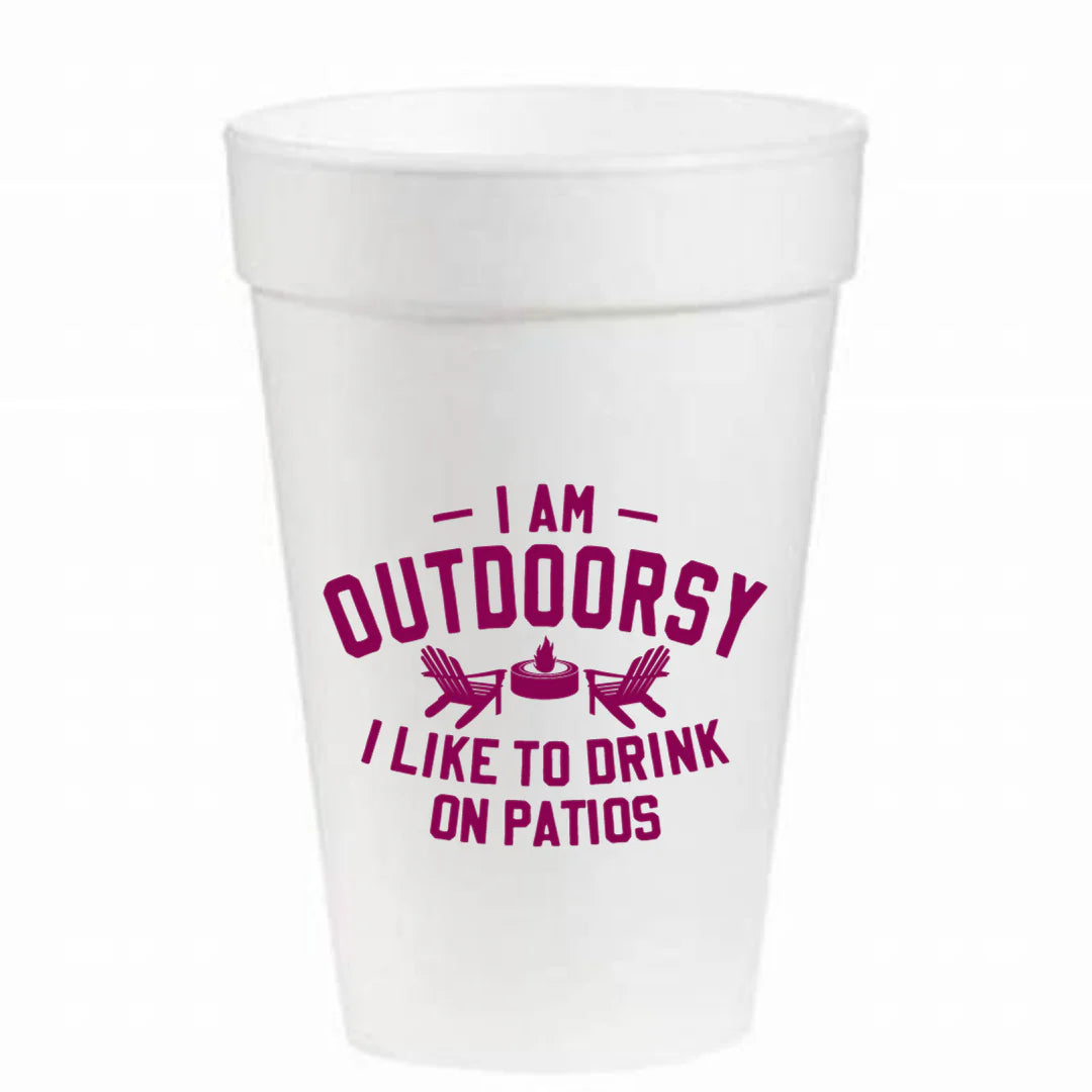 Party Cups I Am Outdoorsy