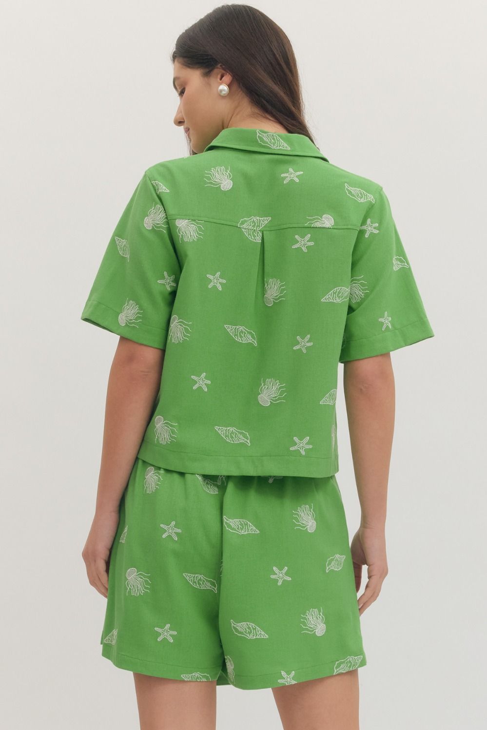 Seashell Top-Matcha