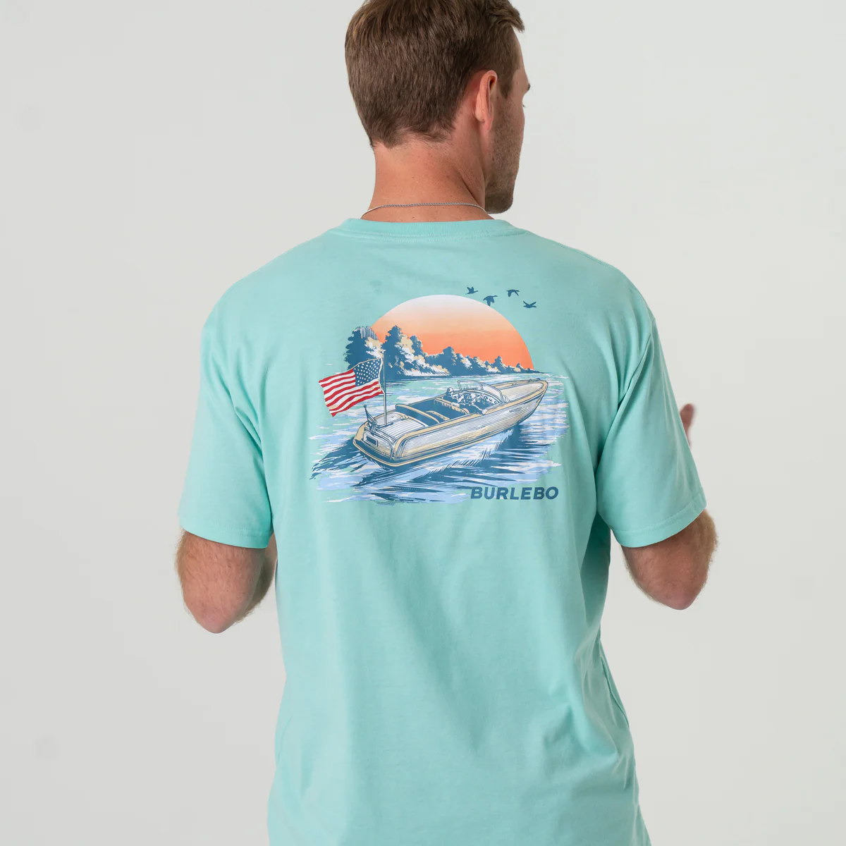 [Burlebo] Lake Weekend Tee - Island Reef