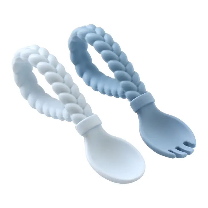 Sweetie Spoon and Fork Set - Blue