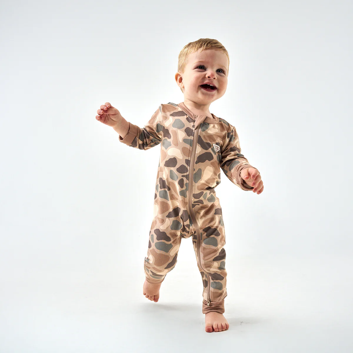 [Burlebo] Baby Zip Up-Pintail Camo