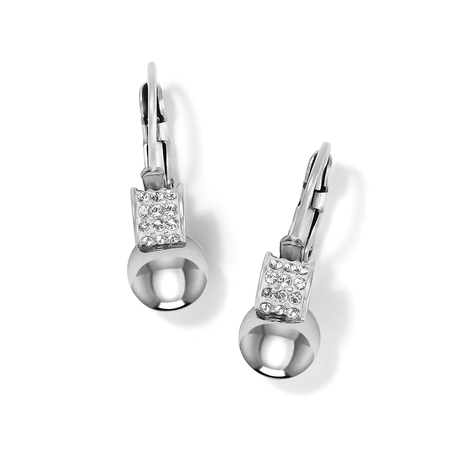 [Brighton] Meridian Petite Leverback Earrings-Silver