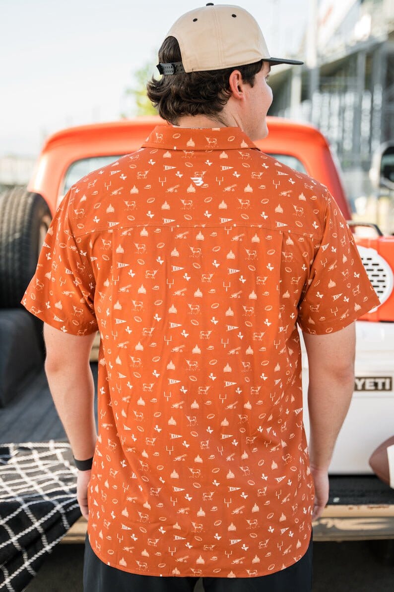 [Burlebo]Performance Button Up - Gameday in Austin