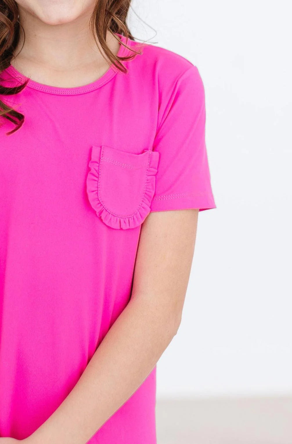 [Mila & Rose] Hot Pink T-Shirt Dress