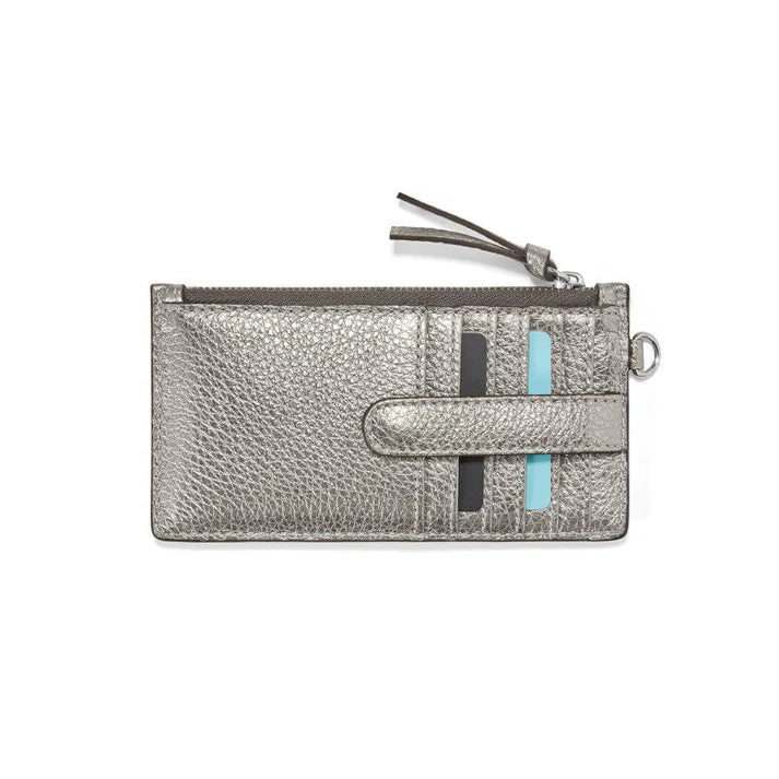 [Brighton] Pretty Tough Card Pouch-Titanium