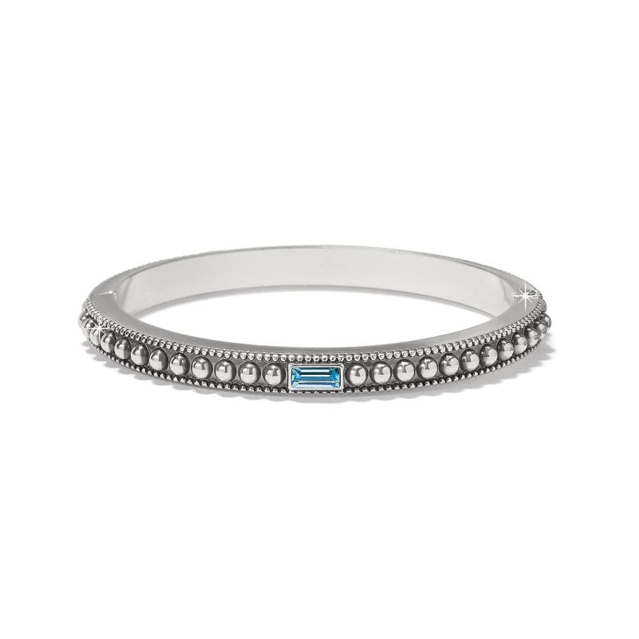 [Brighton] Pretty Tough Gem Hinged Bangle-Aqua