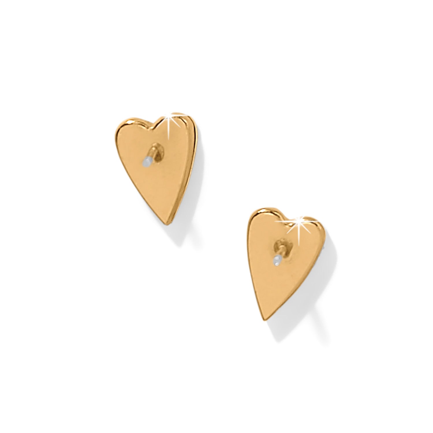 [Brighton] Love Messages I Am Post Earrings Silver-Gold OS