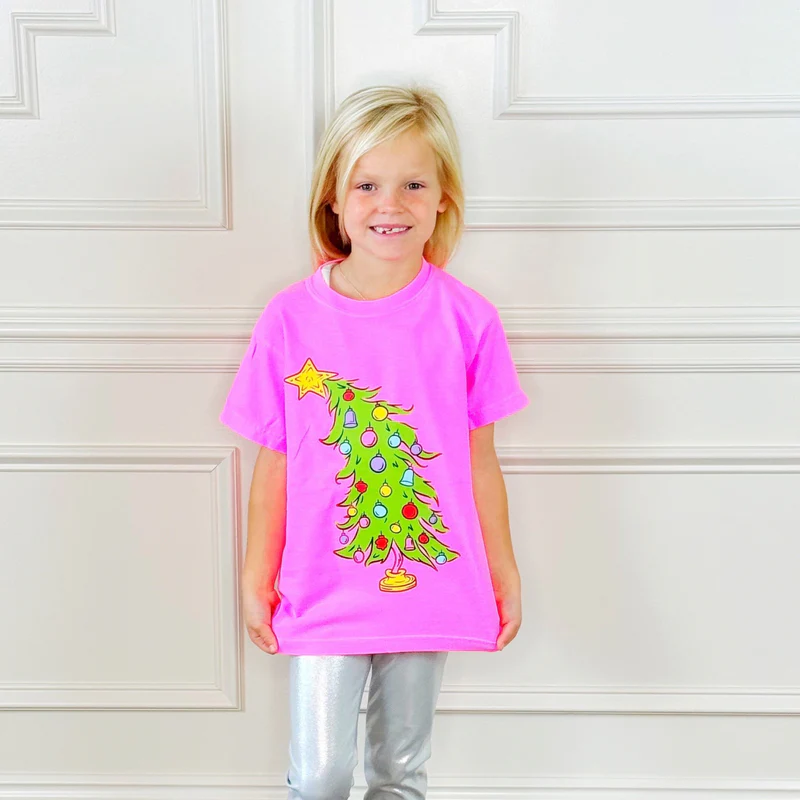 Youth Grinch Tree Tee Shirt