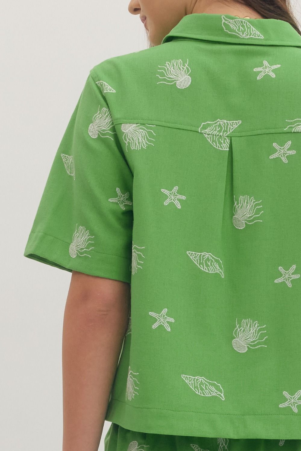 Seashell Top-Matcha